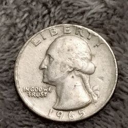 1965 Quarter No Mint