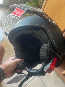 M/C Helmet, New Open Face, Medium, See Both Photos