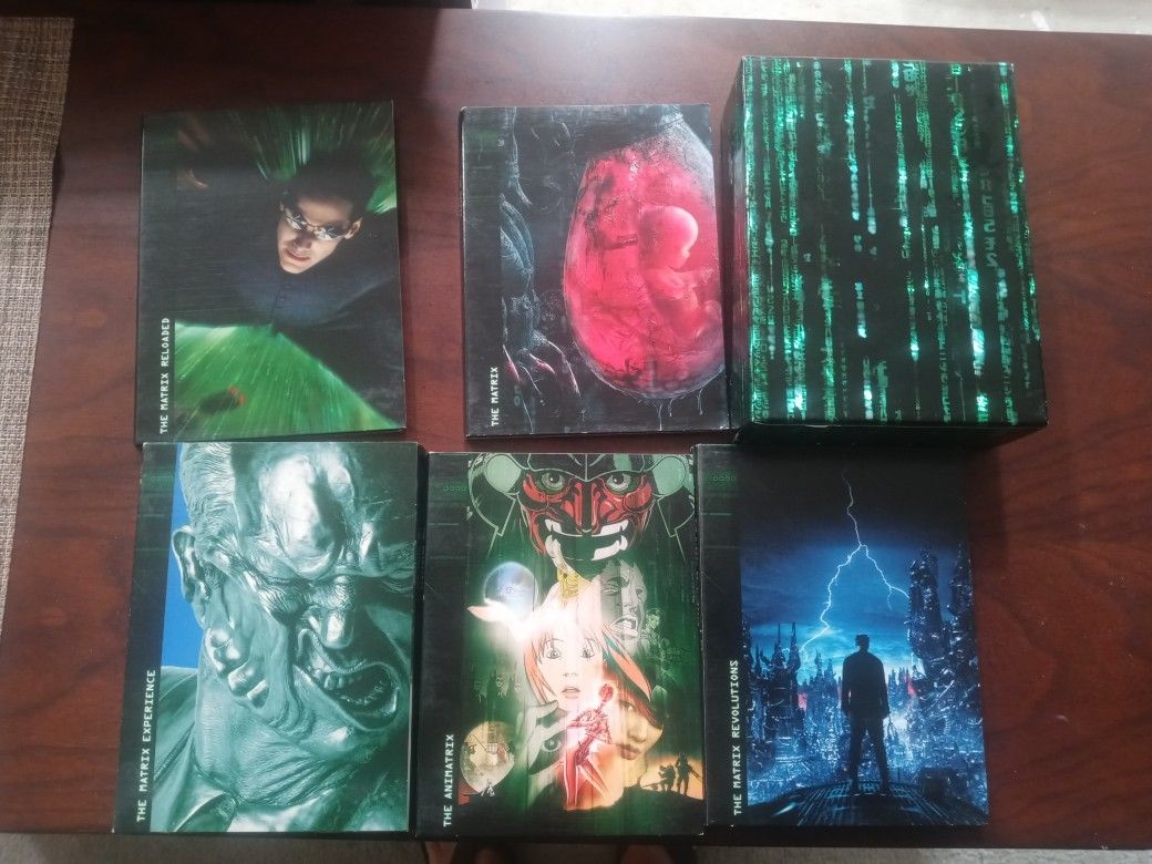 The Ultimate Matrix Collection (DVD, 10-Disc Set) Complete Trilogy Mint Discs