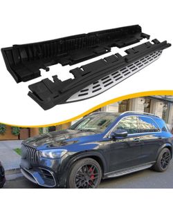 Running Boards Side Steps Fit for 2020-2024 Mercedes Benz GLE W167 GLE350 GLE450 GLE450e GLE580 Nerf Bar Accessories