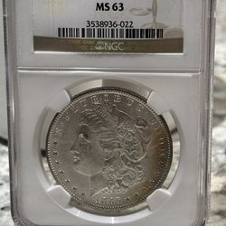 1800’s Morgan Silver Dollars