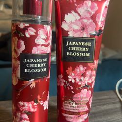 Japanese Cherry Blossom Spray & Body Cream Full Size