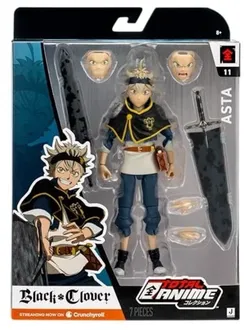 Brand New Jazwares Total Anime Black Clover Asta Collectible Figure New Boxed