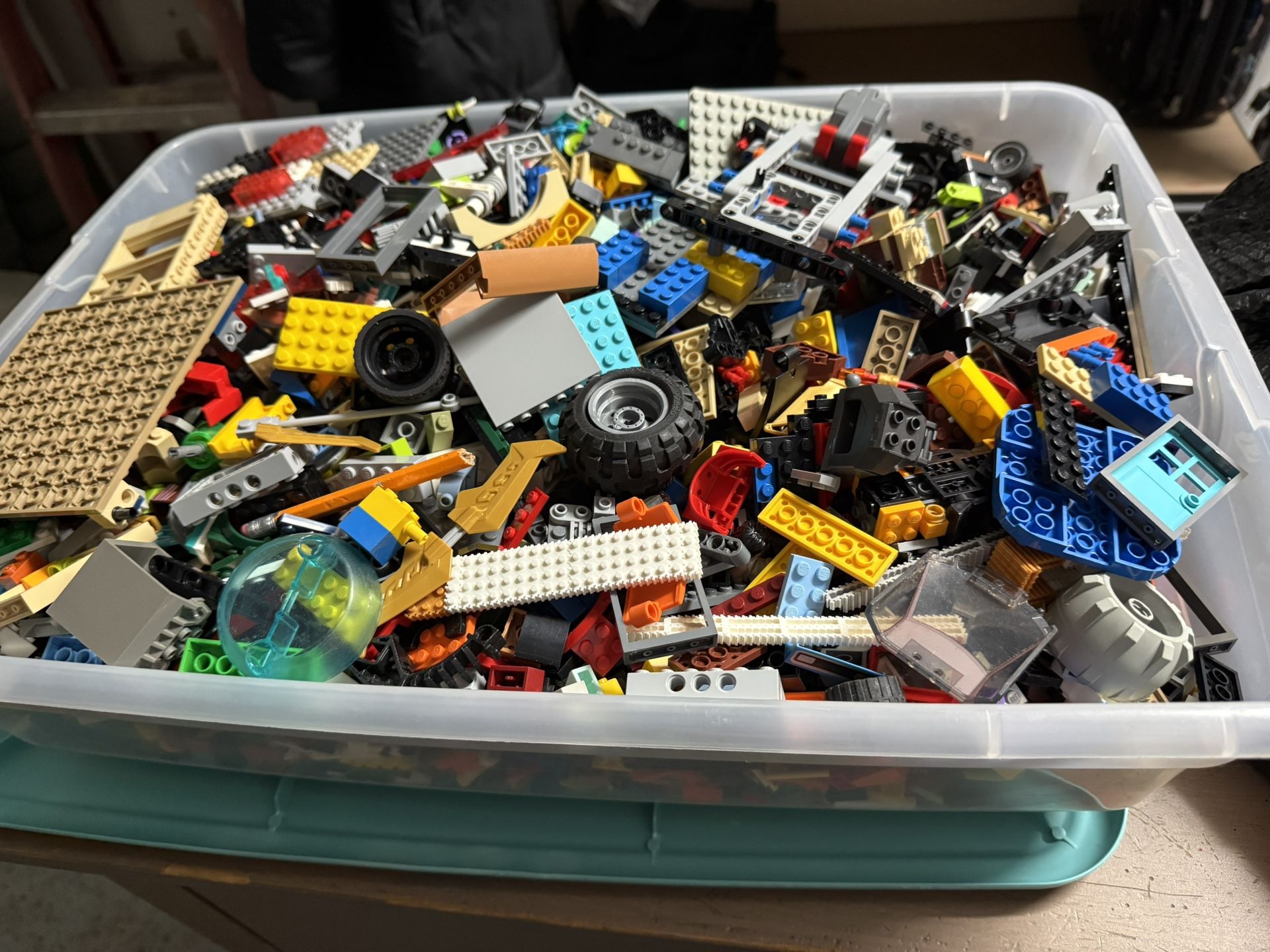 Large Bin of Legos