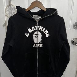 BAPE COLLEGE FULL ZIP HOODIE