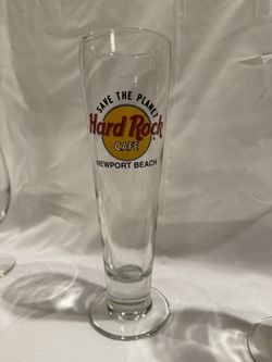 Hard Rock Cafe Newport Beach Glass