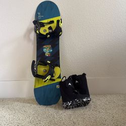 KIDS SNOWBOARD BUNDLE 