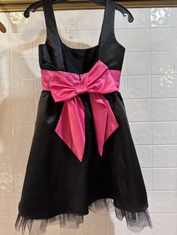 Black & Pink Formal Dress
