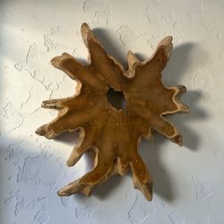 Teakroot Solid Piece of Wood Wall Art Decoration