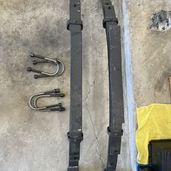 Hummer H3 Rear Leaf Springs & Control Arms 