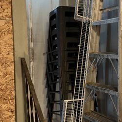 Metal Bar Stool - Black