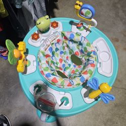 Bright Starts Bounce Bounce Baby 2-in-1 Activity Jumper & Table. 