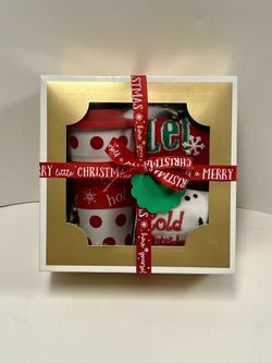 Christmas Socks & Ceramic Mug Gift Set