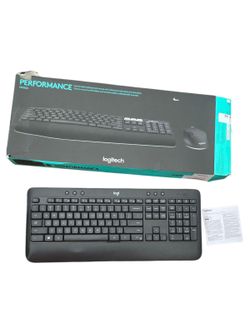 Logitech K540 Keyboard  + M510 Mouse Bundle With 2 Receivers - Used - READ DESC.