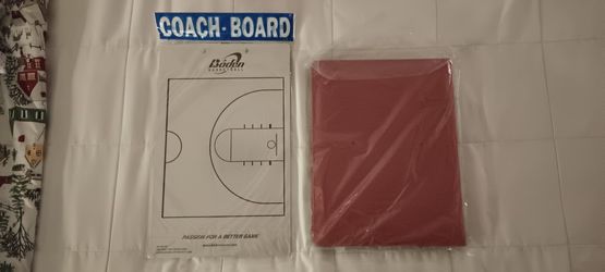 NEW BBall Clip Board & Leather Lined Folder