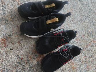 2 pair of kids shoes