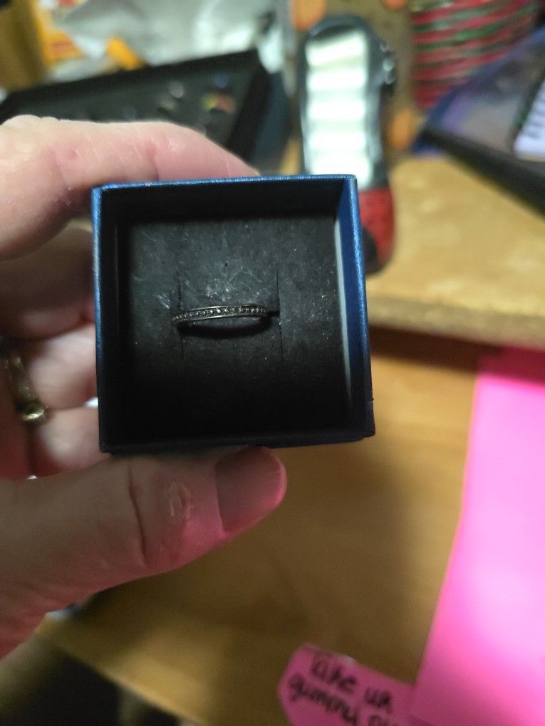 Size 6 Vintage Stainless Steel Ring
