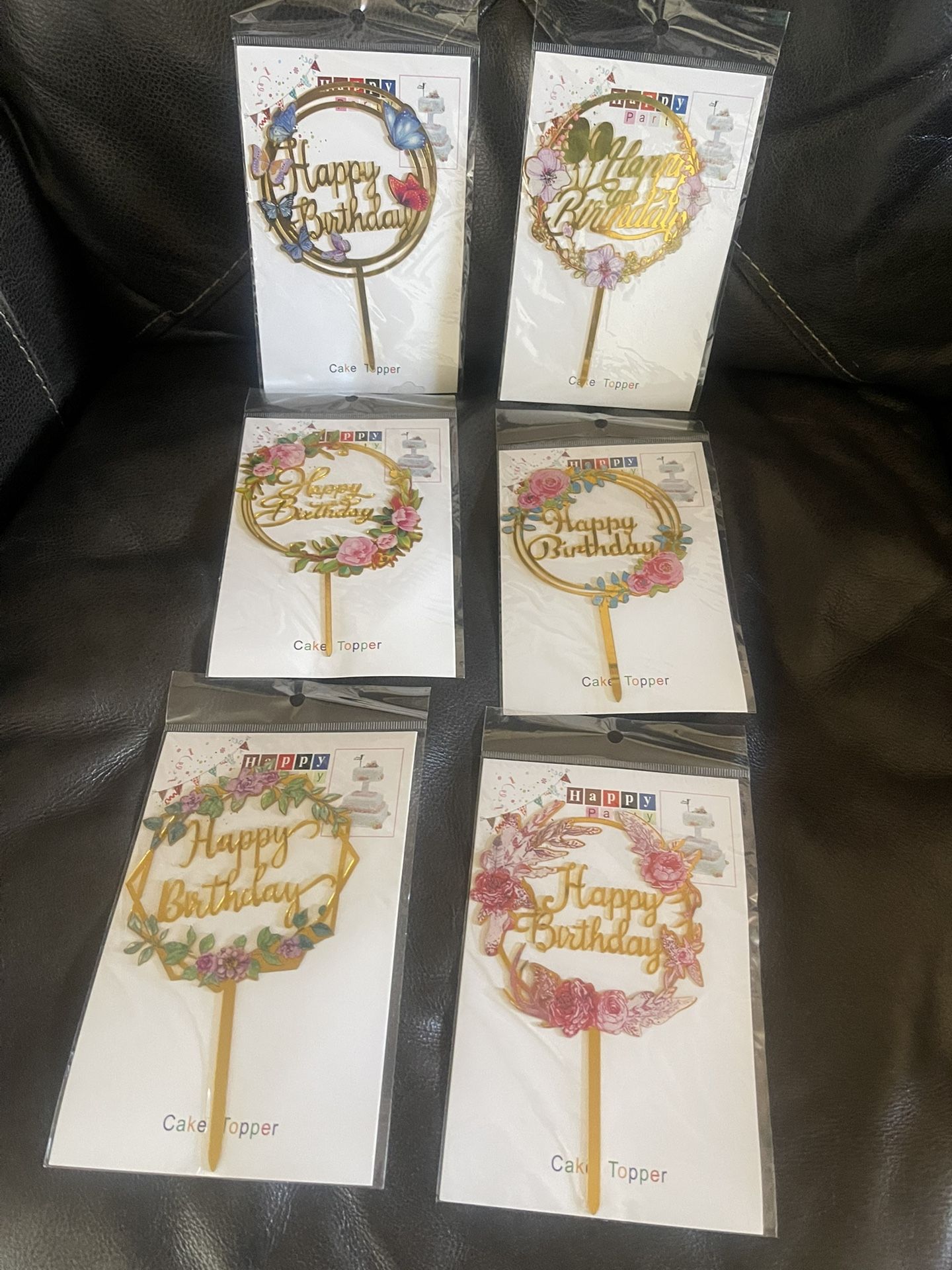 Happy Birthday Cake Toppers