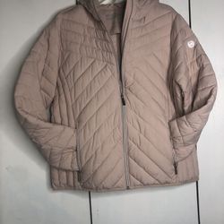 Michael Kors Women’s Puffer Hoodie Jacket Size Xl