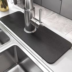 Kitchen Bathroom Faucet Slash Mat Pad, Absorbs r Fast Drying Keeps Counters Clean & Dry, 2 Pack, Brand New