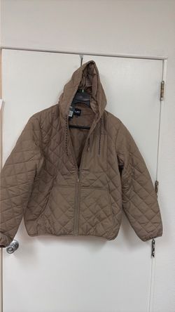 Quilted Hooded Zip-Up Jacket