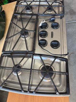KitchenAid Gas Cooktop Stove Top Countertop 5 Burner