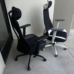 New In Box $65 Each Chizzysit Premium Mesh Gaming Ergonomic Computer Chair With Lumbar Support Office Furniture 350 Lbs Capacity 