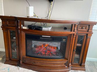 Electric Fireplace TV Stand Console