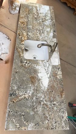 Custom kitchen cabinets with Granite top