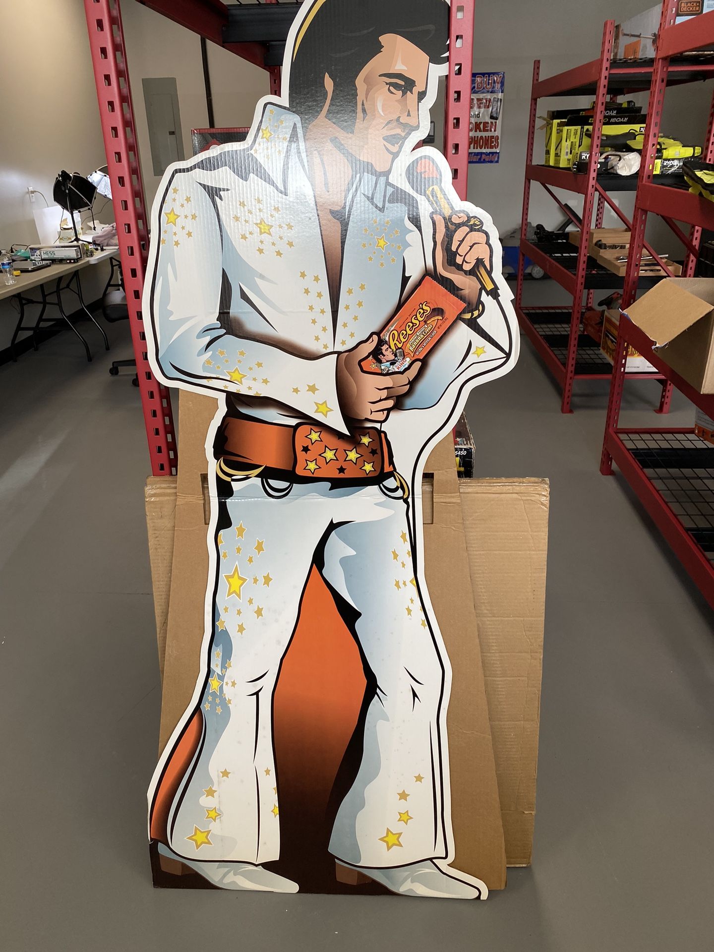 Rare Elvis standee Reese’s candy promotion 