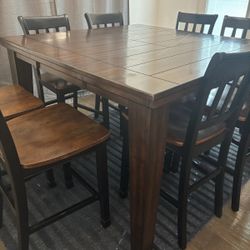 Dining Table With 8 Chairs Included 