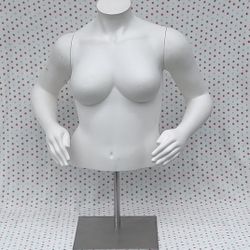 Adjustable Full Sized 2Ft/3Ft Women Manakin Upper Torso Clothing Display Manakin