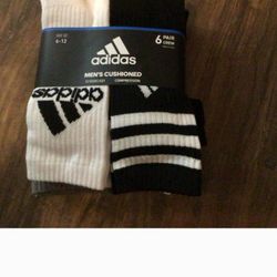 Adidas 6 Pair of Crew Socks 