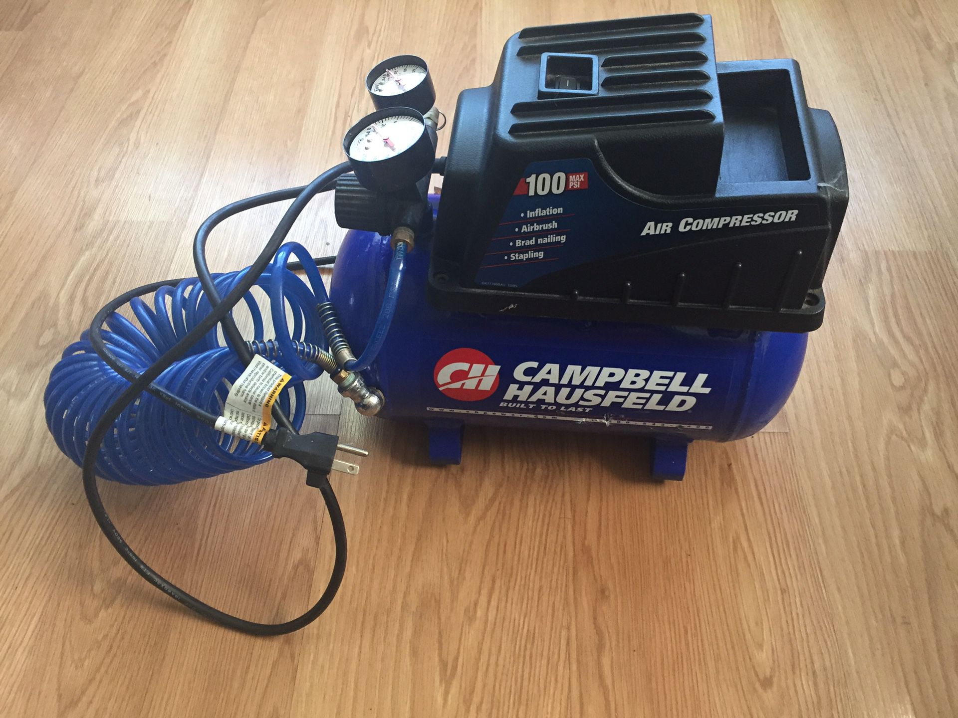 Fairly used Air Compressor, 100 MAX PSI, Good working condition.