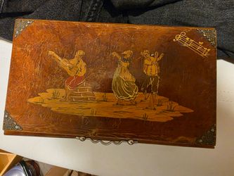 Antique jewelry box
