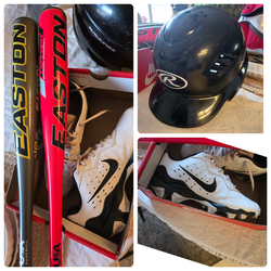 Baseball gear and shoes