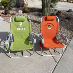 Tommy Bahama Camping Chairs Relax In Style With Backpack Straps 