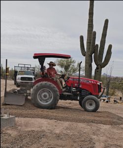 Tractor and mini ex available