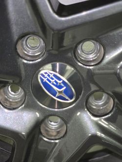 Subaru rims tires like new only 4000 miles came off 2025 subaru.