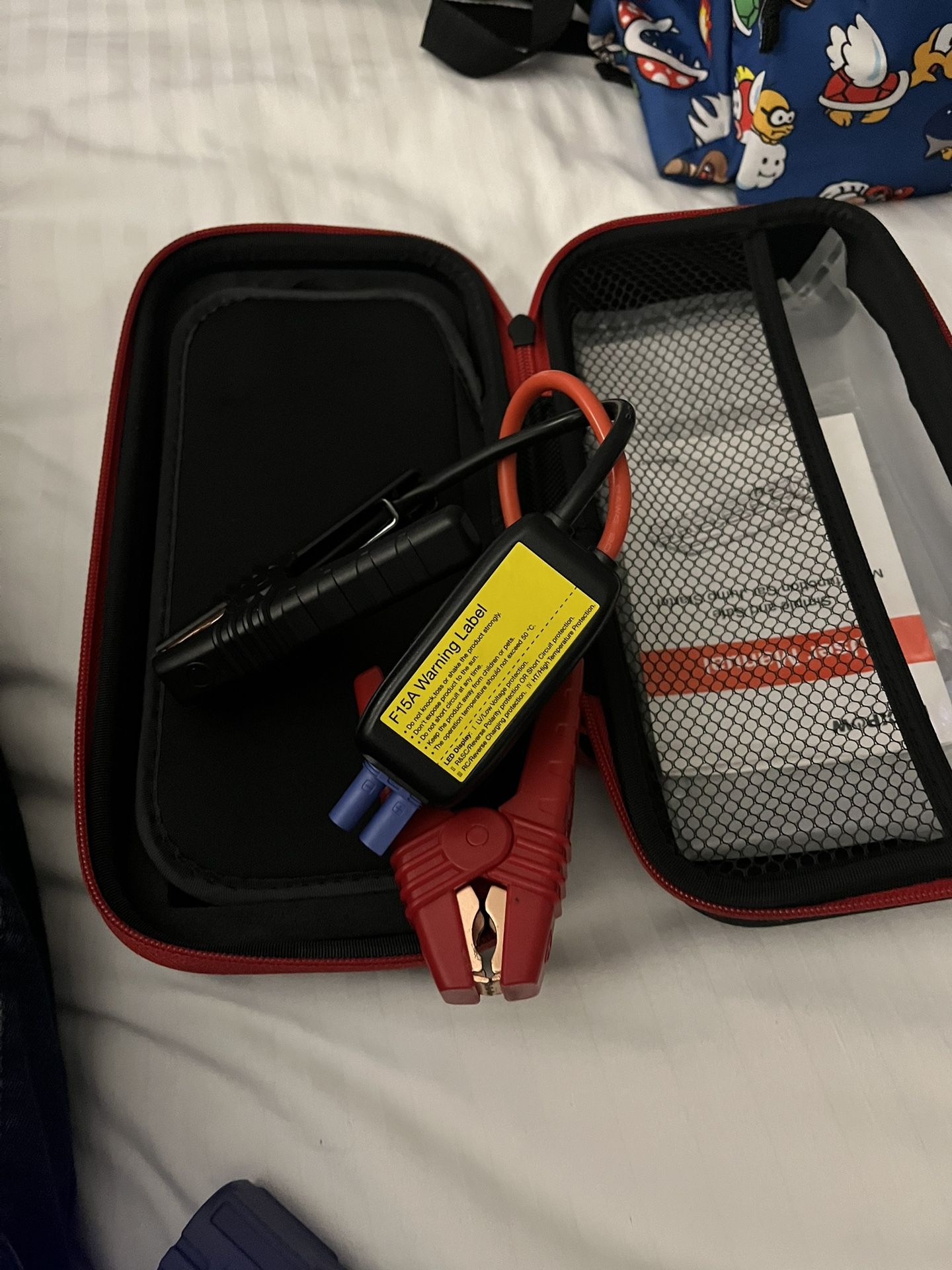 Nexpow Car Booster W/ built In Volt Meter.