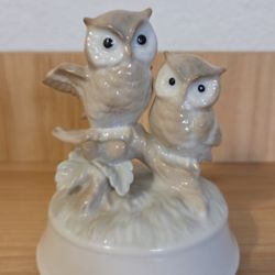 Otagiri Owl Music Box