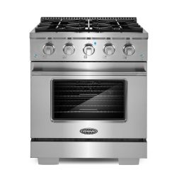 New open Box 30" Professional Style Gas Range