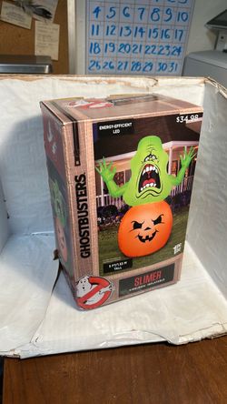 Slimmer ghostbusters inflatable Halloween decor