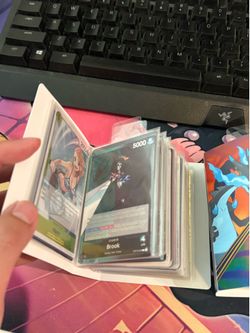 One piece card game mini portfolio 50+ cards