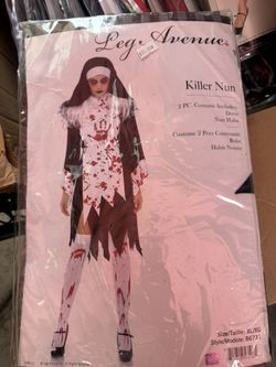 Killer Nun Costume  XL New!!!