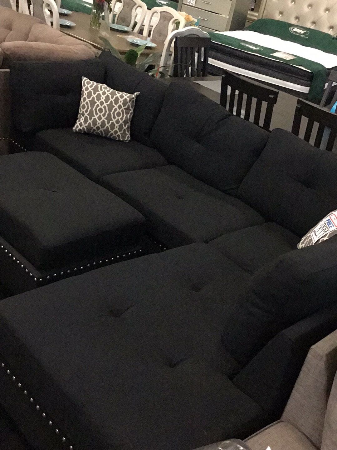Sectional With Ottoman Included $599.99