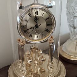 Gold Finished Clock