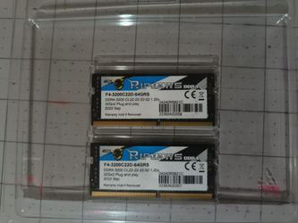 64GB G.SKILL Ripjaws (2×32GB) DDR4-3200 SODIMM Laptop RAM
