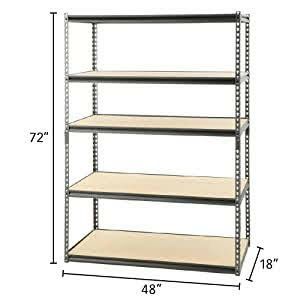 Muscle Rack Storage Rack, Press-Board Shelves
