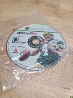 Madden 09 Xbox 360 game